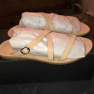 NWT Minimalist Nubuck Sandals